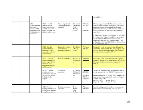 CFSP 5 Year Plan - RI Department of Children, Youth & Families