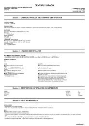 Chemwatch Australian MSDS 22-5369 - Dentsply