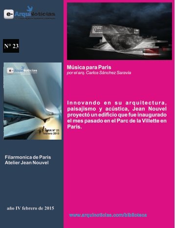 e-AN N° 23 nota N° 3 Musica para Paris por el arq. CSS