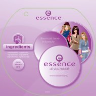 ingredients - Essence