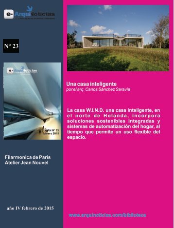 e-AN N° 23 nota N° 4 Una casa inteligente por el arq. CSS