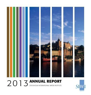 Stockholm International Water Institute (SIWI) Annual Report 2013