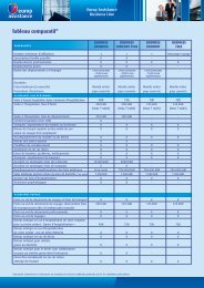 Tableau comparatif* - BLH Consultant.com