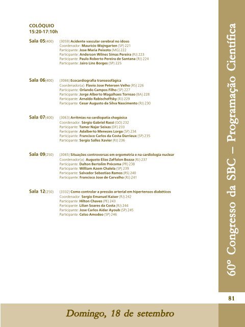 programa final - 66 Congresso Brasileiro de Cardiologia