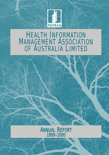 HIMAA Annual Report 2000 - Health Information Management ...