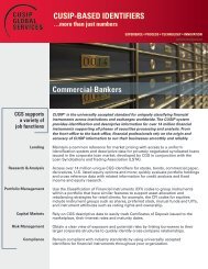 Fact Sheet (PDF) - CUSIP Global Services