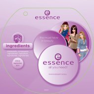 ingredients - Essence