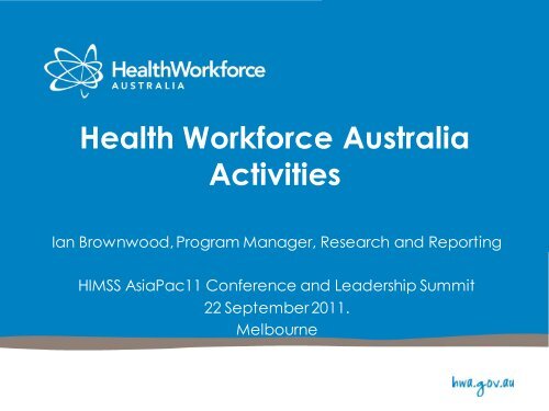 Download Presentation - Health Information Management ...