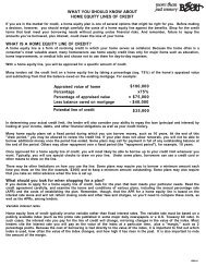 Credit And Security Agreement Addendum Loan Rate Sheet Becu What Is A Home Equity Line Of Credit Becu