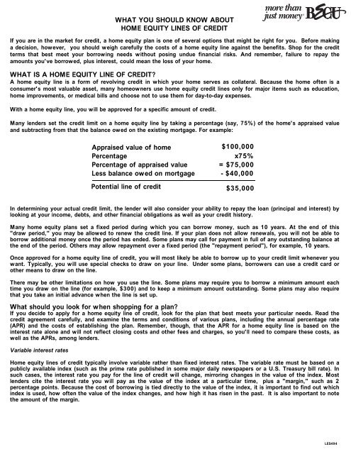 Home Equity Line Of Credit Becu