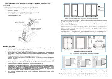 Instrukcja montaÅ¼u w formie pliku pdf - Drutex