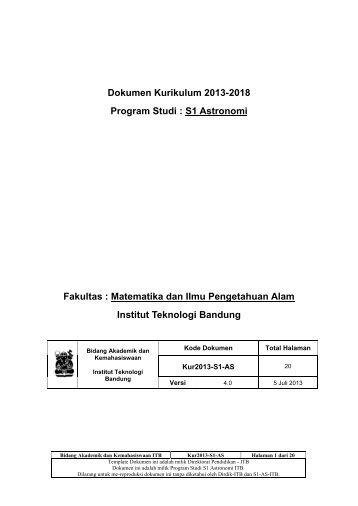 Astronomi-S1-Induk