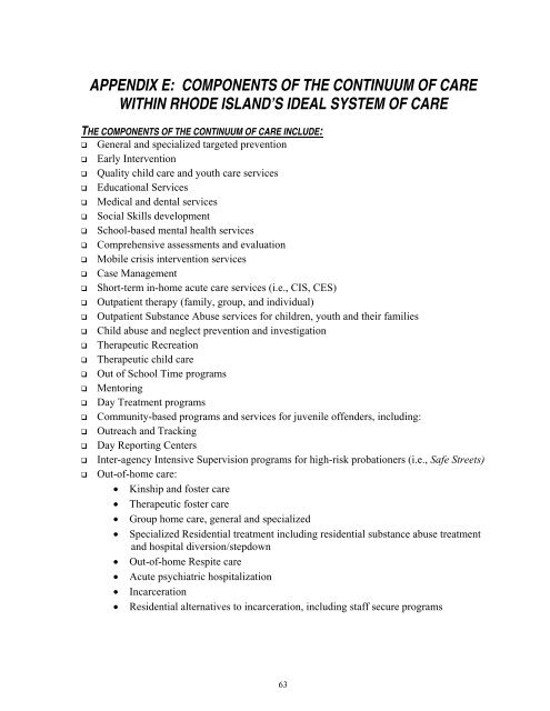 system of care for rhode island's children, youth and families