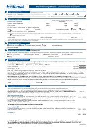 Enrolment Form and Profile - Budget Rent a Car