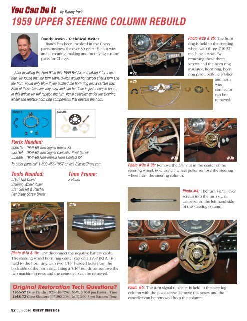 1957 Chevy Horn Ring Assembly