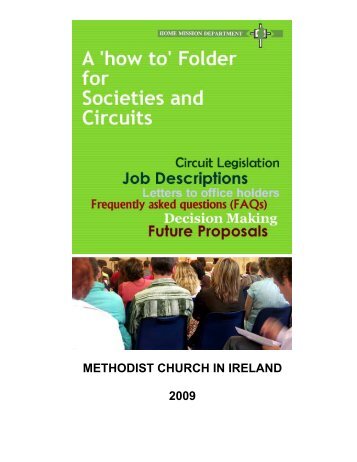 Cover & Index - The Methodist Church in Ireland
