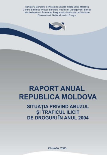 raport - Observatorul National pentru Droguri - MedNet