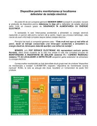 Prezentare generala produse BENDER (format PDF)