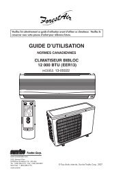 Instructions 13-05022 - Mini-split 12k (FR-ANG ... - Sunrise Tradex