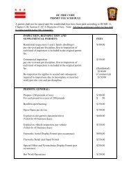 DCFEMS Permit Fee Schedule