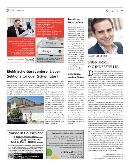 Die Inselzeitung Mallorca März 2015 