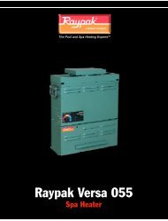 Raypak Versa 055 - H2Oco.com