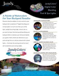 Jandy Colors - Johnson Pool & Spa