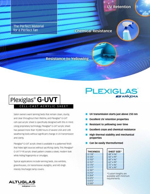 Https Www Piedmontplastics Com Resources Literatures Arkema Plexiglasr Sg Plus