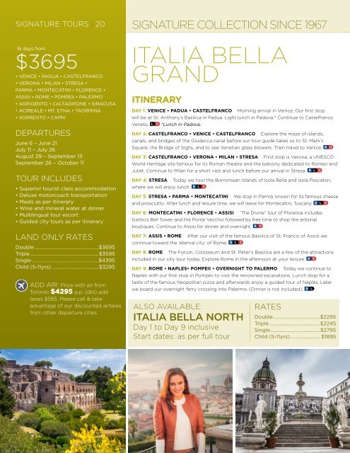 2015 Escorted Tours