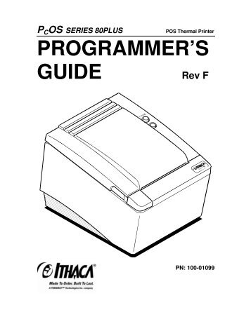 Series 80 Programmer's Guide - TransAct