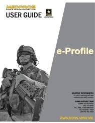 E-Profile Commanders Guide - U.S. Army