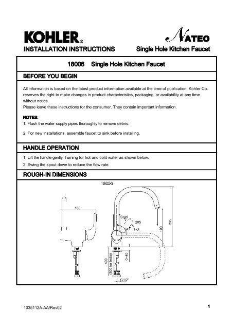 Installation Instructions NateoÂ