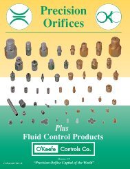 our complete catalog set - O'Keefe Controls Inc