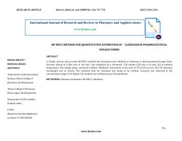 Rp-Hplc-Method-for-Quantitative-Estimation-of-Clobazam-in-Pharmaceutical-Dosage-Forms