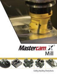 View brochure PDF - Mastercam Mill