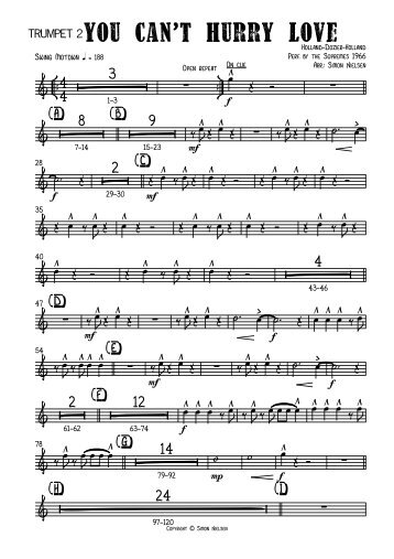 You can't hurry love - bigband - Trumpet 2.pdf