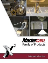 Learn about the Mastercam Family of Products