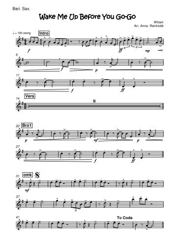 Wake me up before you go go Bari. Sax Bb.pdf