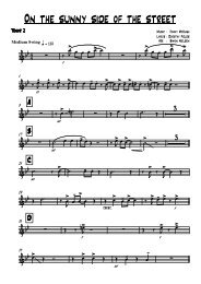 On The Sunny Side Of The Street Trombone 4 On The Sunny Side Of The Street Trombone 4
