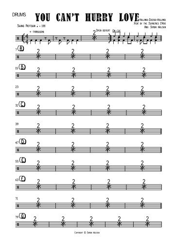 You can't hurry love - bigband - Drums.pdf