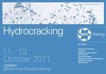 Hydrocracking - Global Technology Forum