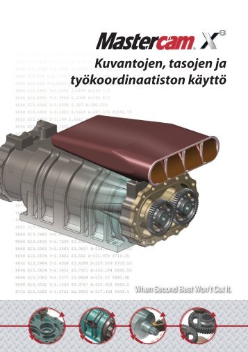 Kuvantojen, tasojen ja tyÃ¶koordinaatiston kÃ¤yttÃ¶ - Mastercam.fi