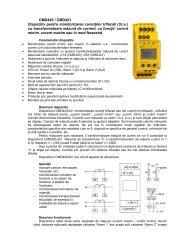 CMD420 / CMD421 Dispozitiv pentru monitorizarea ... - Bender