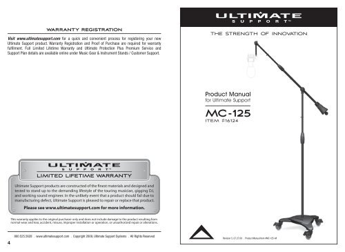 Ultimate Support MC125