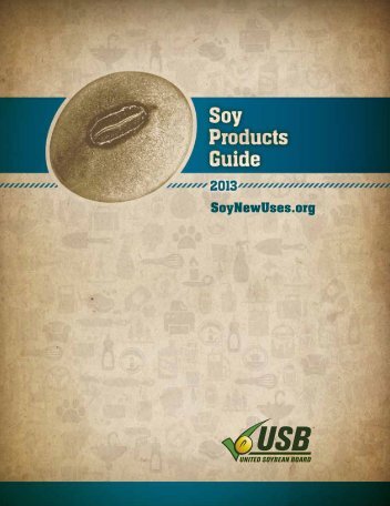 USB Soy Products Guide - Soy New Uses