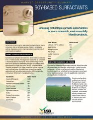 SOY-BASED SURFACTANTS - Soy New Uses