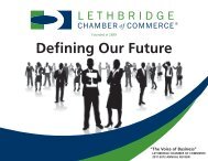 2011-2012 - Lethbridge Chamber of Commerce