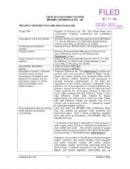 ceqa environmental checklist/mpwmd ordinance no. 156 - Monterey ...