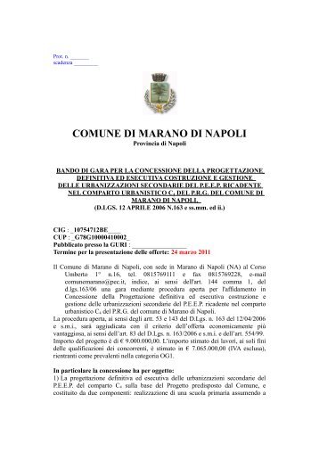 clicca qui - Comune di Marano di Napoli