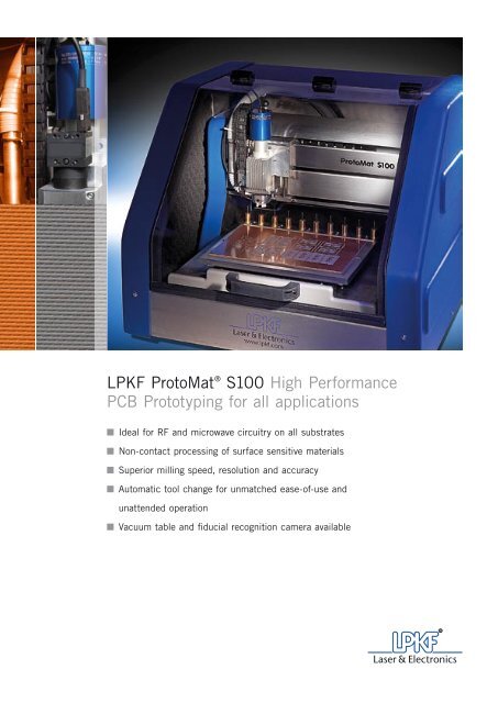 LPKF ProtoMatÂ® S100 High Performance PCB ... - Pannoncad